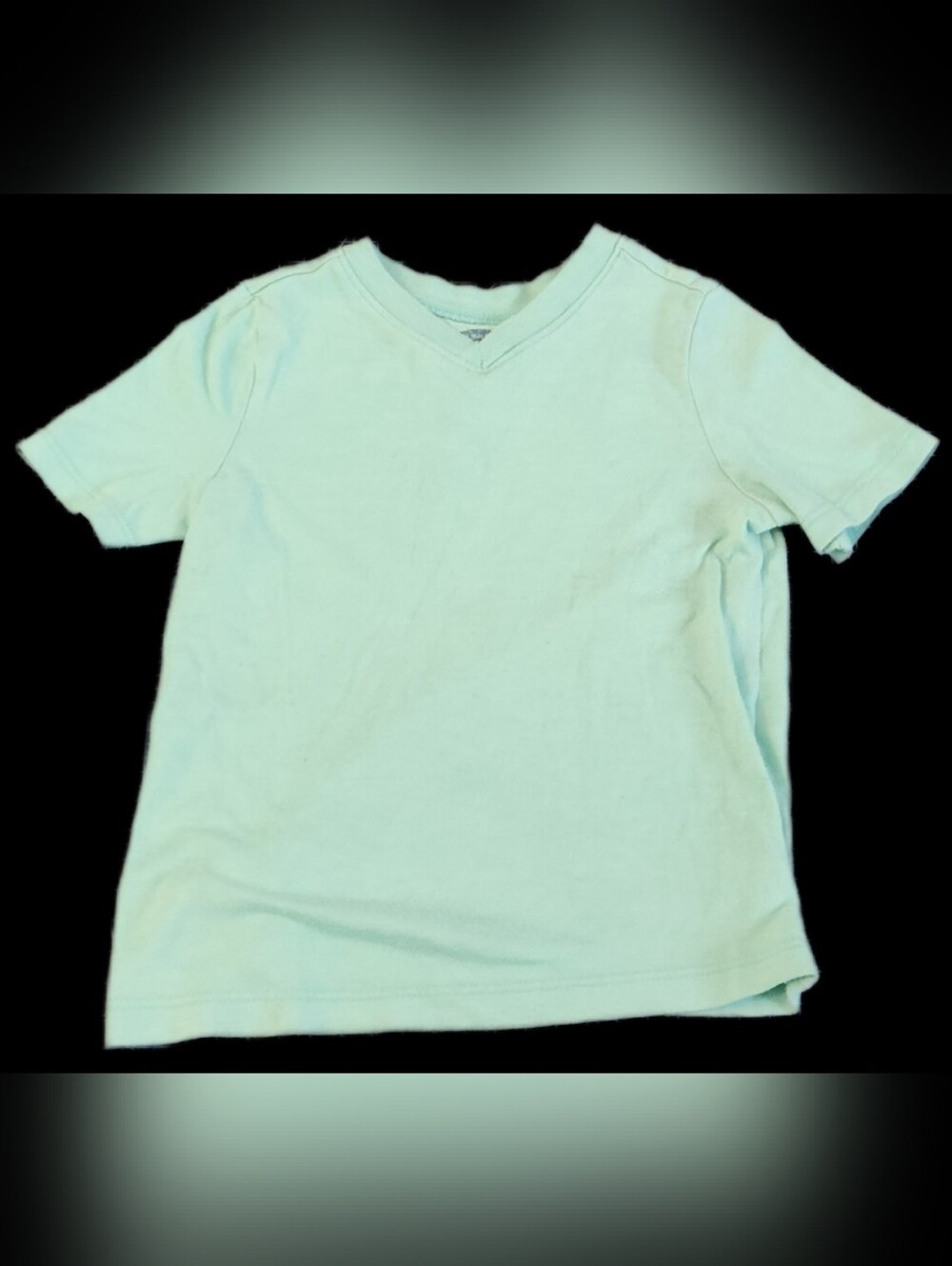 #KCB68 Old Navy Light Mint V-Neck Boys Tee